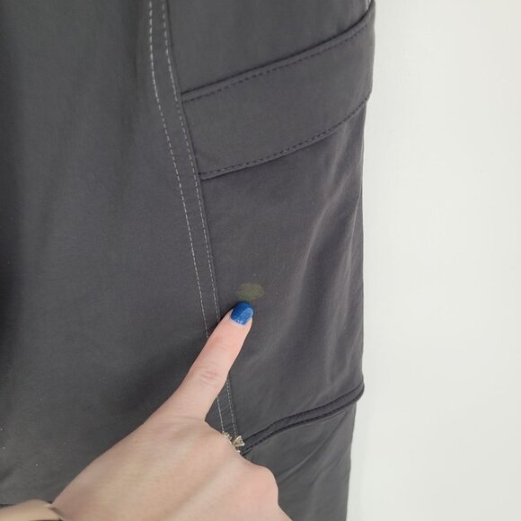 Kuhl womens 10 Reg gray Anika convertible soft shell pants blue trim - Picture 9 of 11